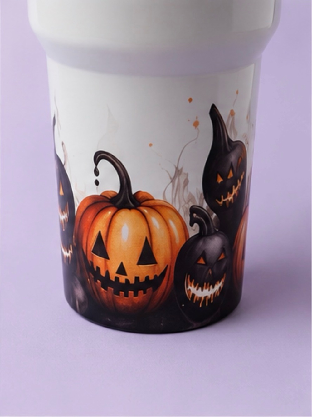 White 'Tis The Season To Be Spooky’Insulated 40 oz. Steel Halloween Tumbler - Picture 7 of 7